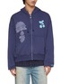 细节 - 点击放大 - GOODBAI - x Lane Crawford Bow Appliqué Printed Zip Up Jacket