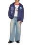细节 - 点击放大 - GOODBAI - x Lane Crawford Bow Appliqué Printed Zip Up Jacket