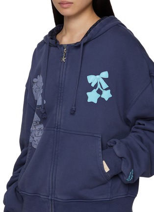  - GOODBAI - x Lane Crawford Bow Appliqué Printed Zip Up Jacket