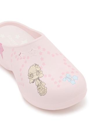 细节 - 点击放大 - GOODBAI - x Lane Crawford Star Printed Slippers