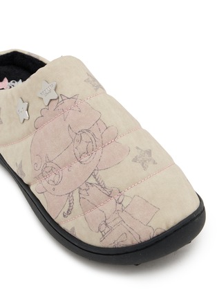 细节 - 点击放大 - GOODBAI - x Lane Crawford Printed Slippers
