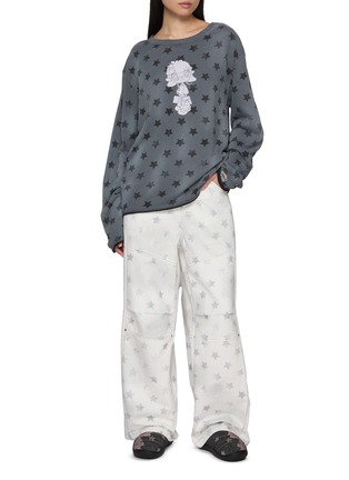 模特儿示范图 - 点击放大 - GOODBAI - x Lane Crawford Printed Long Sleeve T-Shirt