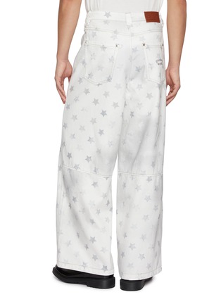 细节 - 点击放大 - GOODBAI - x Lane Crawford Star Printed Light Wash Jeans