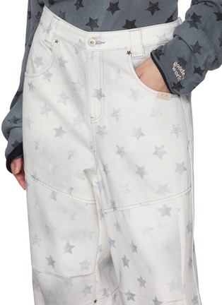  - GOODBAI - x Lane Crawford Star Printed Light Wash Jeans
