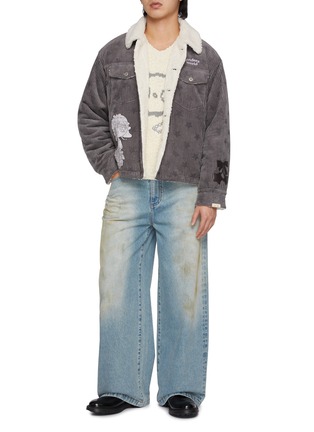 细节 - 点击放大 - GOODBAI - x Lane Crawford Printed Corduroy Jacket
