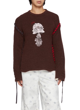 细节 - 点击放大 - GOODBAI - x Lane Crawford Printed Sweater