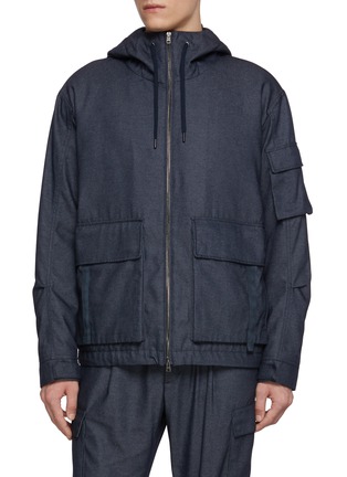 首图 - 点击放大 首图 - 点击放大 - HERNO - Hooded Multi Pocket Jacket