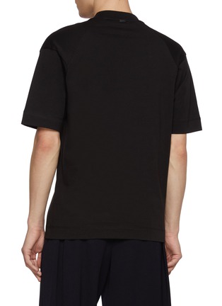 背面 - 点击放大 - HERNO - Crewneck Cotton Jersey T-Shirt