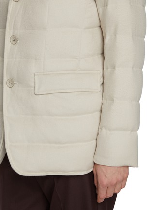  - HERNO - 拼接领绗缝羽绒夹克