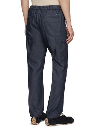 背面 - 点击放大 - HERNO - Dark Wash Denim Cargo Pants
