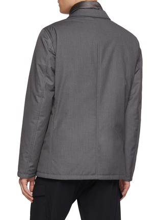 背面 - 点击放大 - HERNO - Single Breasted Notch Lapel Blazer