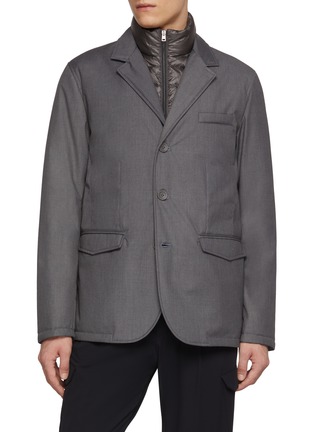 首图 - 点击放大 首图 - 点击放大 - HERNO - Single Breasted Notch Lapel Blazer