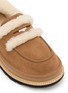 细节 - 点击放大 - UGG - X sacai Flat Platform Suede Shearling Loafers