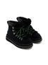 细节 - 点击放大 - UGG - X sacai Flat Platform Ankle Suede Shearling Hiker Boots
