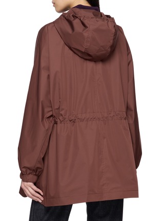 背面 - 点击放大 - YVES SALOMON - Hooded Zip Up Parka Coat