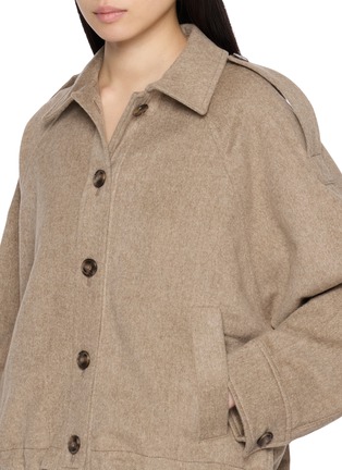  - YVES SALOMON - Elasticated Hem Cashmere Jacket