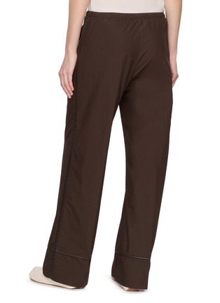 背面 - 点击放大 - YVES SALOMON - Elasticated Wide Leg Cotton Pants