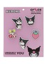 首图 - 点击放大 - CROCS - Sanrio Kuromi Jibbitz Charm — Set of 5
