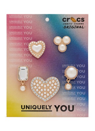 首图 - 点击放大 首图 - 点击放大 - CROCS - Pearly Heart Jibbitz Charm — Set of 5