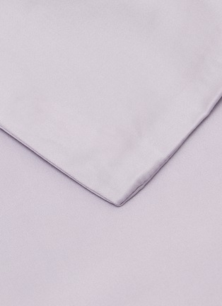 细节 –点击放大 - LAGOM - Cotton Twin Size Duvet Cover — Lilac
