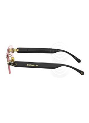 细节 –点击放大 - CHAMELO - Aura Audio Sunglasses — Black/Calm