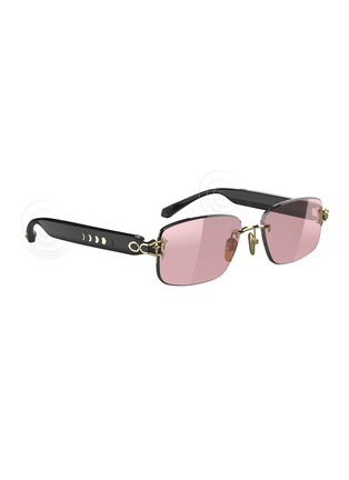 细节 –点击放大 - CHAMELO - Aura Audio Sunglasses — Black/Calm