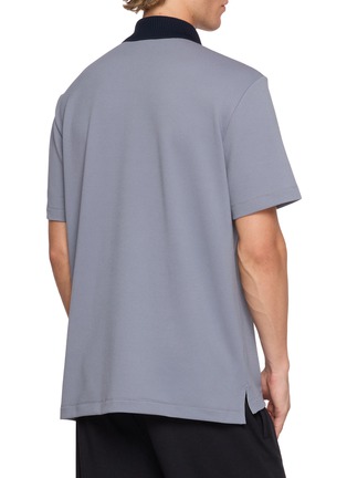 背面 - 点击放大 - SOUTHCAPE - Embossed Dinosaur Logo Polo Shirt