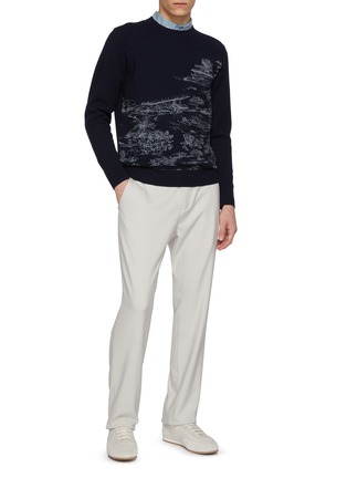 模特儿示范图 - 点击放大 - SOUTHCAPE - Nature Print Logo Top