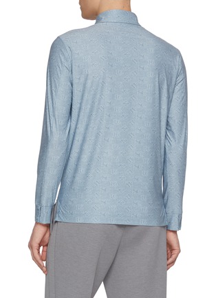 背面 - 点击放大 - SOUTHCAPE - Monogram Quick Dry UV Block Polo Shirt
