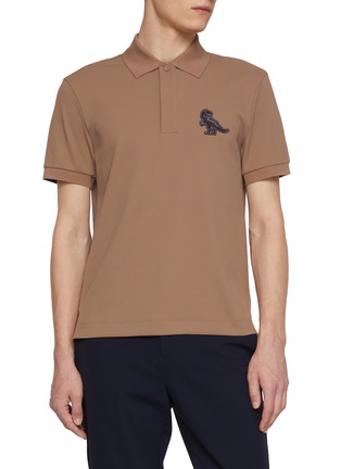 首图 - 点击放大 - SOUTHCAPE - Dinosaur Patch Breathable Quick Dry Polo Shirt