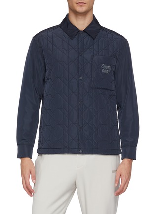 首图 - 点击放大 - SOUTHCAPE - Logo Embroidered Pocket Quilted Jacket