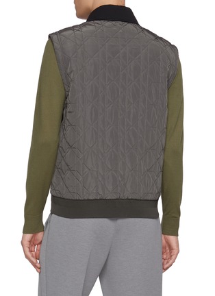 背面 - 点击放大 - SOUTHCAPE - Quilted Panel Button Up Vest