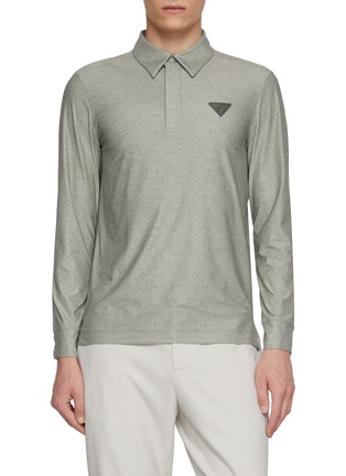 首图 - 点击放大 - SOUTHCAPE - Monogram Quick Dry UV Block Polo Shirt