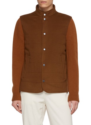 首图 - 点击放大 - EQUIL - Stand Collar Hybrid Wool Cashmere Jacket