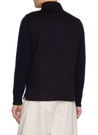 背面 - 点击放大 - EQUIL - Stand Collar Hybrid Wool Cashmere Jacket