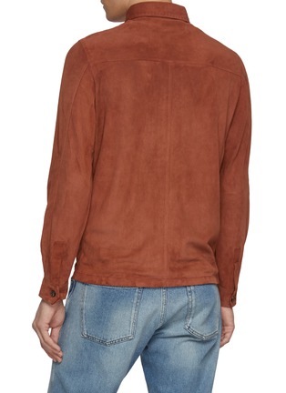 背面 - 点击放大 - EQUIL - Button Up Suede Overshirt