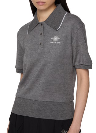  - SOUTHCAPE - Logo Knit Polo Top