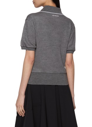 背面 - 点击放大 - SOUTHCAPE - Logo Knit Polo Top