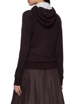 背面 - 点击放大 - SOUTHCAPE - LOGO 印花拉链开衫