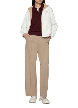 模特儿示范图 - 点击放大 - SOUTHCAPE - 撞色边 POLO 衫