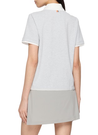 背面 - 点击放大 - SOUTHCAPE - Contrast Collar Polo Top