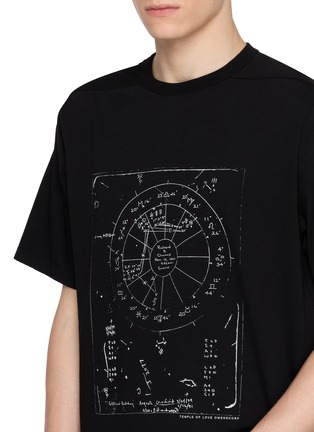  - RICK OWENS - 印花纯棉短袖 T 恤