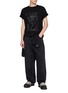 模特儿示范图 - 点击放大 - RICK OWENS - 印花纯棉短袖 T 恤
