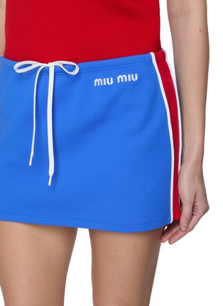  - MIU MIU - 撞色迷你半身裙
