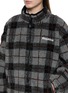  - MIU MIU - Chequered Teddy Jacket