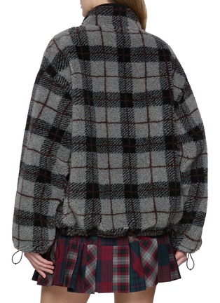 背面 - 点击放大 - MIU MIU - Chequered Teddy Jacket