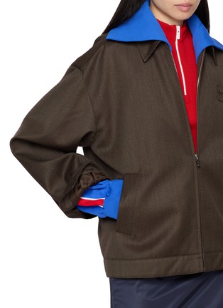  - MIU MIU - 撞色领飞行员夹克