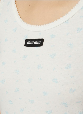  - MIU MIU - 印花背心