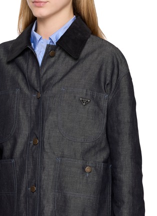  - PRADA - 口袋饰牛仔夹克