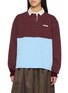 首图 - 点击放大 - PRADA - 撞色长袖 POLO 衫